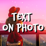 icon Text On Photo(Foto de texto - Editor de texto de fotos)
