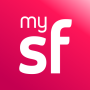 icon mySF. For everything smartfren (mySF. Para tudo smartfren)