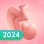 icon Pregnancy and Due Date Tracker (de Data de Vencimento Receitas para bebês, músicas para dormir com bebês, aplicativo de gravidez de fábulas - Stork babyTRACKS)