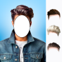 icon Man Hairstyles Photo Editor(Penteados de homem Editor de fotos
)