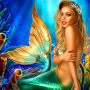 icon Mermaid Princess simulator 3D (cabeça Simulador de Princesa Sereia 3D)