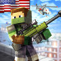 icon American Block Sniper Survival(Sobrevivência americana do atirador furtivo do bloco)