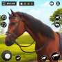 icon Mounted Horse Riding Show Jump(Equestre: Jogos de corrida de cavalos)
