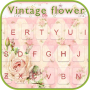 icon vintageflower(Tema de teclado de flor vintage)