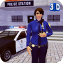 icon Virtual police mom simulator: police officer cop game(Police Mom Simulator: Jogo do policial policial
)