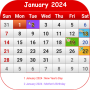 icon Brunei Calendar 2024