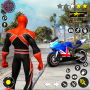 icon Superhero Bike Mega Ramp Games(Open World Games Spider Game)