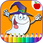 icon Happy Halloween Coloring Game(Feliz Halloween Livro de colorir)