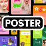 icon Poster Maker With Name and Image(Poster Maker com nome e imagem)