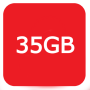 icon airtel 35GB(Airtel Data Code)