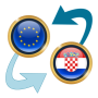 icon Euro x Croatian Kuna (Euro x Croata Kuna)