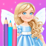 icon Fairy Princess(Livro de colorir de fadas para crianças)