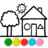 icon Glitter House Coloring(Glitter House coloração para criança) 1.7