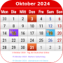 icon Deutsch Kalender 2024 (Calendário Alemão 2024)