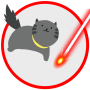 icon Laser for cat. Lazer simulator (Laser for cat. Simulador Lazer)