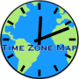 icon Time Zone Map(Mapa do fuso horário)