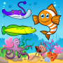 icon Puzzle for Toddlers Sea Fishes(Quebra-cabeça para peixes marinhos de crianças)