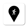 icon Map, Navigation for Pedestrian(Mapa, Navegação para pedestres)