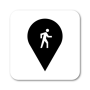 icon Map, Navigation for Pedestrian (Mapa, Navegação para pedestres)