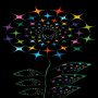 icon com.dakshapps.multicolorlightflower(Flor Leve Multicolor LWP)