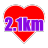 icon 2.1km(2,1 km- Namoro perto de você e de mim) 2.0.2