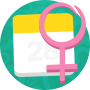 icon Menstrual & Ovulation Calendar (Calendário menstrual e de ovulação)