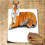 icon Draw Animals 3D(Como desenhar animais 3D)
