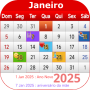 icon Brasil Calendário 2025