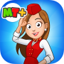 icon My Town Airport games for kids