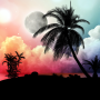 icon Tropical Night Live Wallpaper(Noite Tropical Papel De Parede Animado)