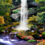 icon 3D Autumn Waterfall(Papel de Parede 3D Cachoeira de Outono)