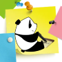 icon Sticky Note with Momo Panda(Sticky Note com Momo Panda
)