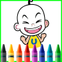 icon upin ipin coloring book(Livro de colorir para ipin viral
)