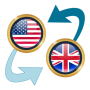 icon USD x GBP(Dólar norte-americano para libra esterlina)