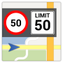 icon Maps Speed Limits(Limites de velocidade do Google Maps)