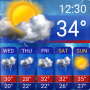icon Weather(Widget de aplicativo de previsão do tempo Previsão)