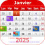 icon Français Calendrier 2025 (Calendário Francês 2025)