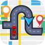 icon Live MAPS & GPS Navigation (MAPAS ao vivo e navegação GPS)