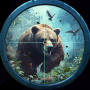 icon Sniper hunting jungle animals (Sniper caçando animais da selva)