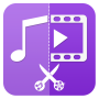 icon Mp3 Cutter & Video Cutter App(: AI Editor e criador de vídeos)