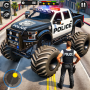 icon Police Monster Truck Car Games (Polícia Monster Truck Jogos de Carros)