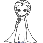 icon How To Draw Frozen(Como desenhar princesa fofa)