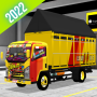 icon truck oleng simulator(Caminhão 3D Oleng Canter Simulator
)