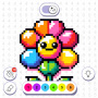 icon Color by Number：Coloring Games (Cor por número: Jogos de colorir)