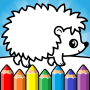 icon Easy coloring book for kids (Fácil livro de colorir para crianças)