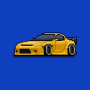 icon Pixel Car Racer(Piloto de carro de pixel)