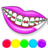 icon Lips Coloring Game Glitter(Glitter Lips Coloring Game) 10