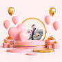 icon Valentine Day Photo Frame 2024 (Foto do Dia dos Namorados Quadro 2024)