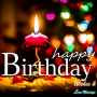 icon Happy Birthday Wishes Messages (Mensagens de desejos de feliz aniversário Applock roxo e privacidade)