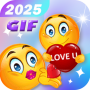 icon Love Emoji GIF Sticker 2025
